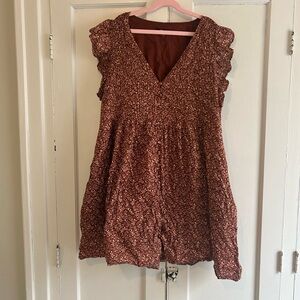 Floral Ruffle Madewell Dress